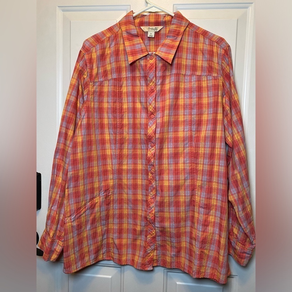 Gander Mountain XL Women’s Fishing Outdoor Vented Shirt Convertible Slee…